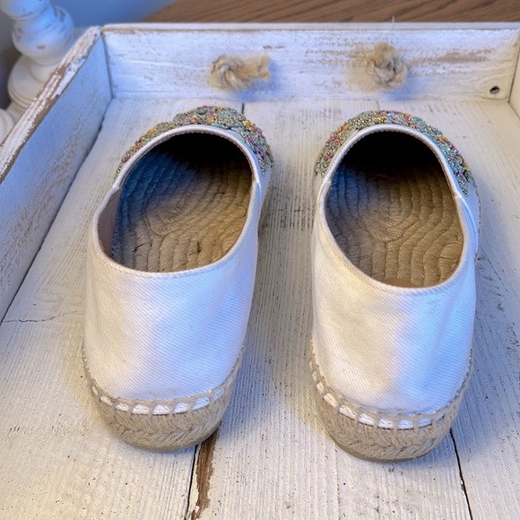 Miu Miu Embroidered Canvas Espadrilles Sz 8 EUC with dustbags and box - Picture 8 of 14